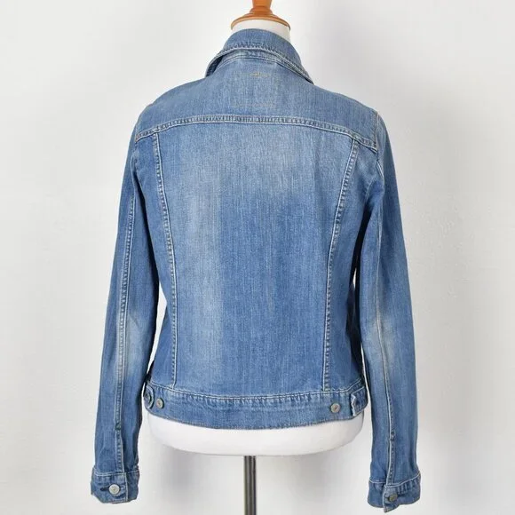 Levi's Flower Embroidered Denim Trucker Jacket - XL - Picture 5 of 10